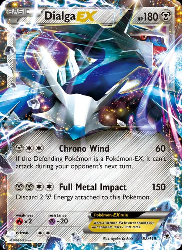 Dialga EX #62 — Phantom Forces
