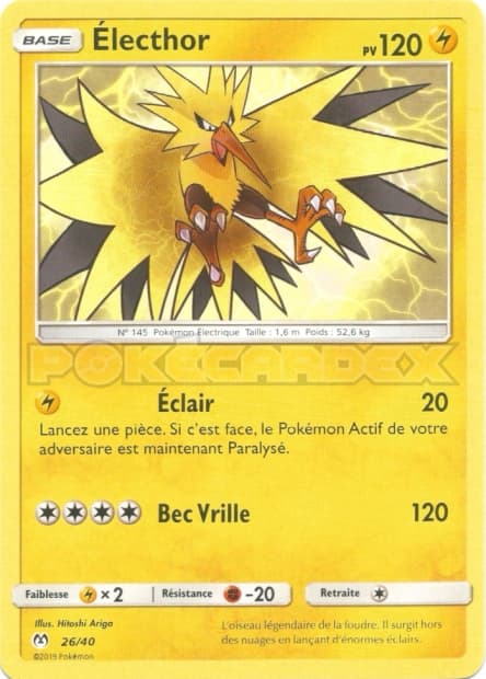 Zapdos #26 — 2019 McDonald's Collection