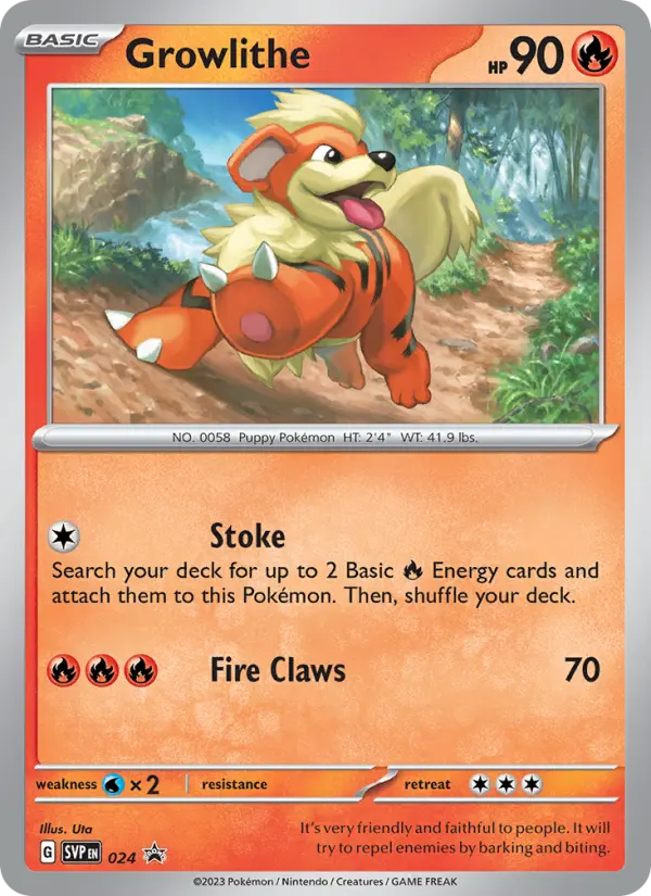 Carte Pokémon Caninos #024 — Promos Écarlate et Violet