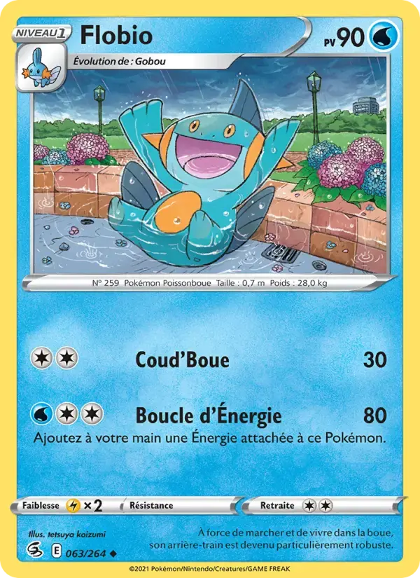 Carte Pokémon Flobio #63 — Poing de Fusion
