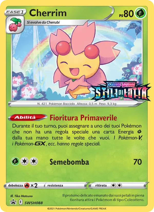 Carte Pokémon Ceriflor #SWSH088 — Promos Épée et Bouclier