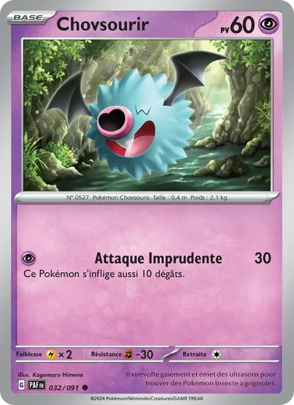 Carte Pokémon Chovsourir #032 — Destinées de Paldea