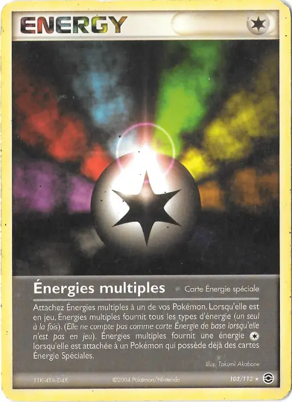 Carte Pokémon Énergies multiples #103 — Rouge Feu & Vert Feuille