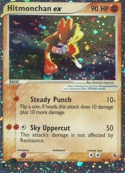 Hitmonchan ex #98 — Ruby & Sapphire