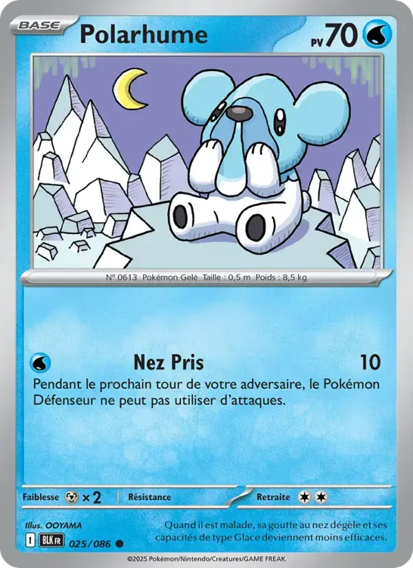 Carte Pokémon Polarhume #025 — Foudre Noire