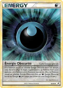 Carte Pokémon Énergie Obscurité #86 — L'Appel des Légendes