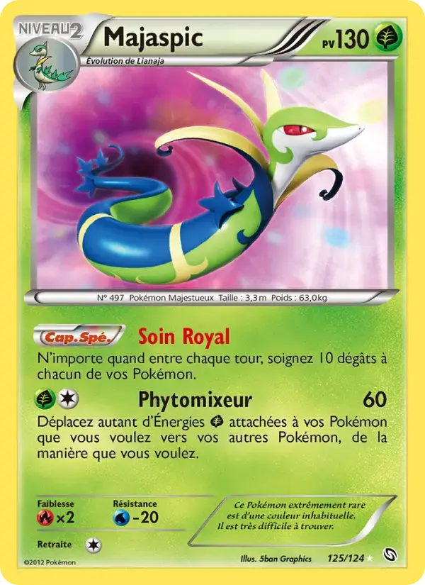 Carte Pokémon Majaspic #125 — Dragons Exaltés