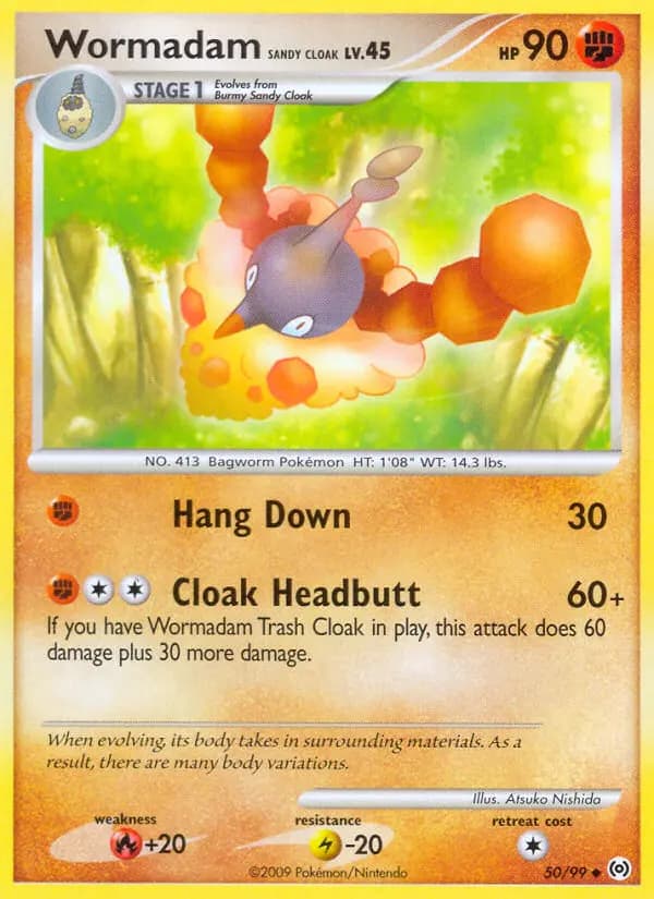 Wormadam Sandy Cloak #50 — Arceus