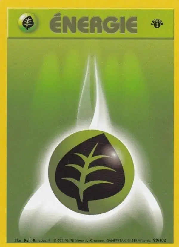 Carte Pokémon Énergie Plante #99 — Set de Base