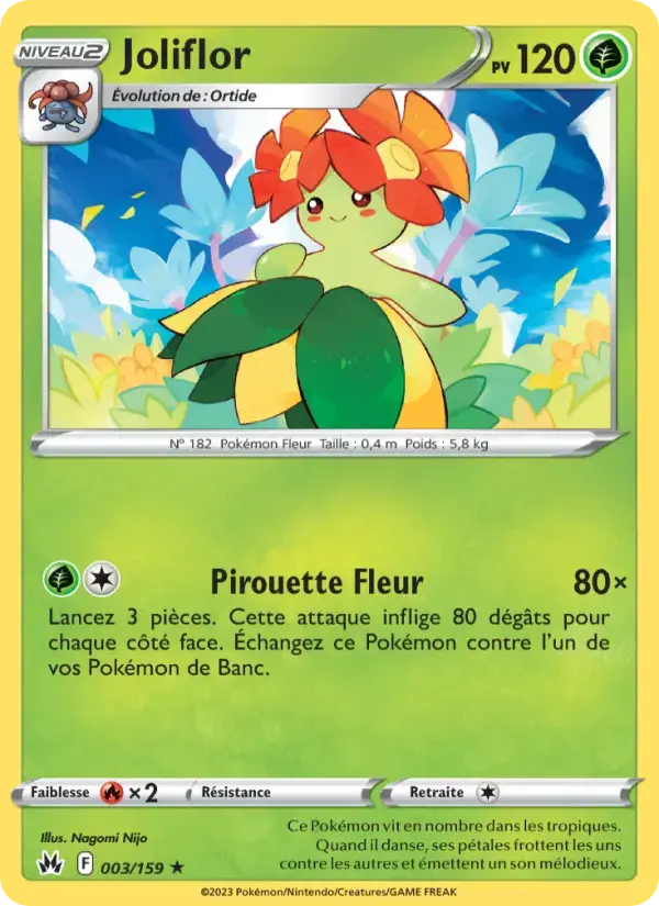Carte Pokémon Joliflor #003 — Zénith Suprême