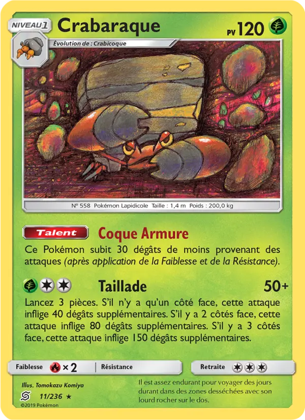 Carte Pokémon Crabaraque #11 — Harmonie des Esprits