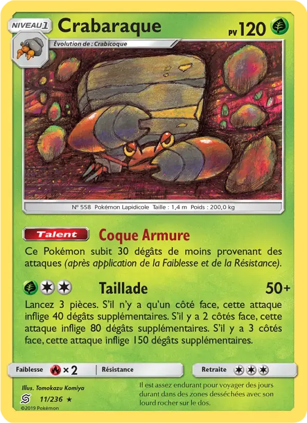 Carte Pokémon Crabaraque #11 — Harmonie des Esprits