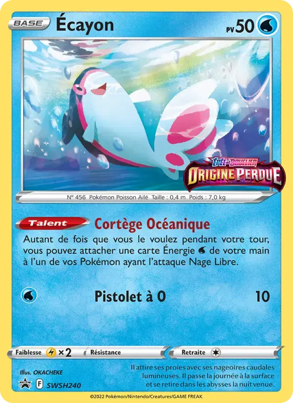 Carte Pokémon Écayon #SWSH240 — Promos Épée et Bouclier