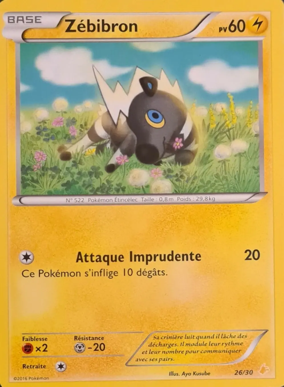 Blitzle #26 — XY Trainer Kit (Pikachu Libre)