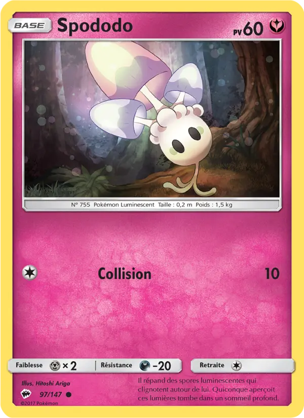 Carte Pokémon Spododo #97 — Ombres Ardentes