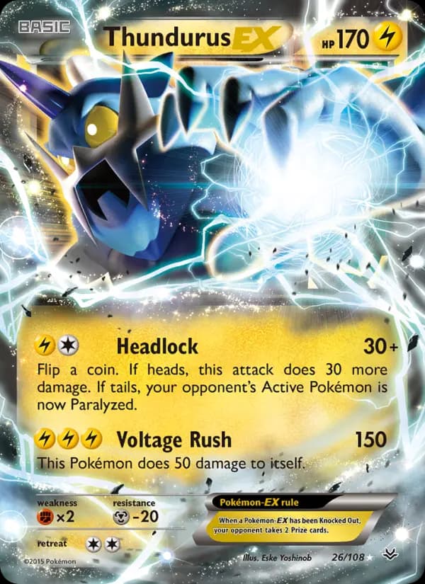 Thundurus EX #26 — Roaring Skies