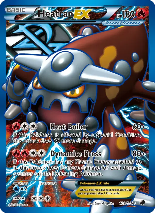 Heatran-EX #109 — Plasma Freeze