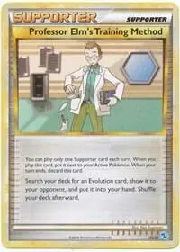 Carte Pokémon Méthode d'entraînement du Prof. Orme #25 — Kit du Dresseur HS (Léviator)