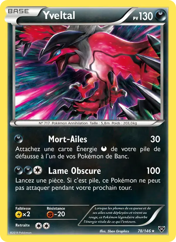 Carte Pokémon Yveltal #78 — XY