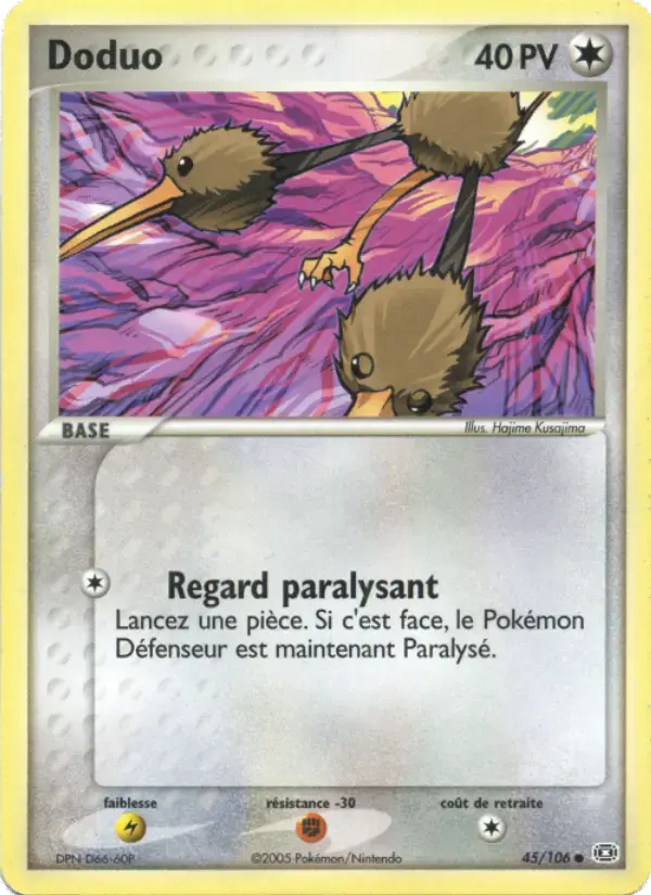 Carte Pokémon Doduo #45 — Émeraude