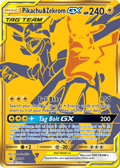 Pikachu & Zekrom GX #SM248 — Sun & Moon Promos