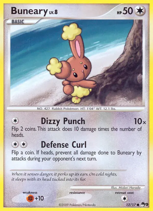 Carte Pokémon Laporeille #12 — POP 9