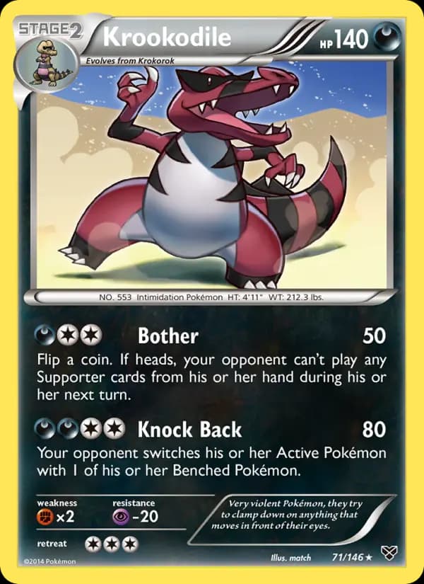 Krookodile #71 — XY