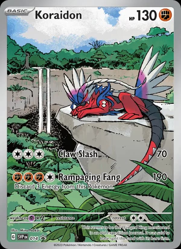Carte Pokémon Koraidon #014 — Promos Écarlate et Violet