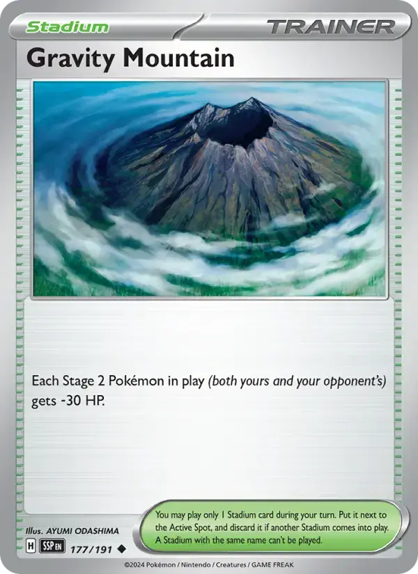 Gravity Mountain #177 — Surging Sparks