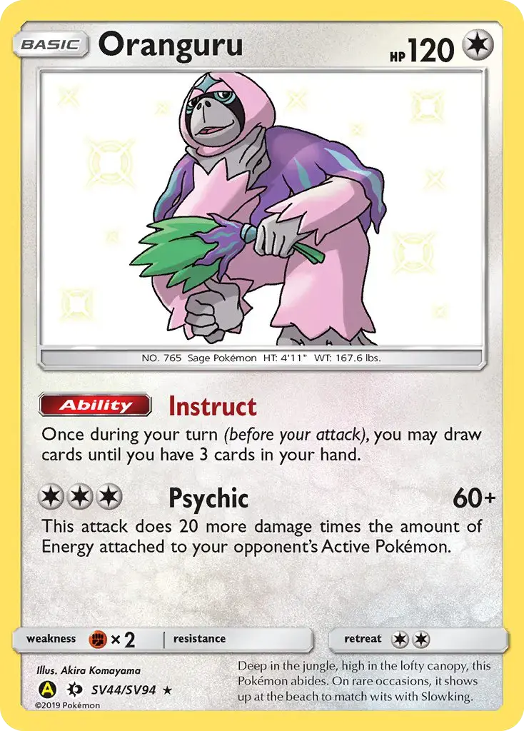 Oranguru #SV44 — Hidden Fates