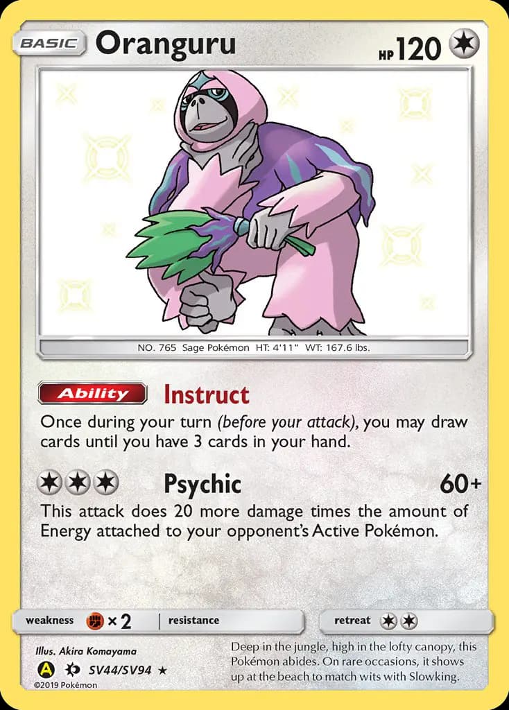 Oranguru #SV44 — Hidden Fates