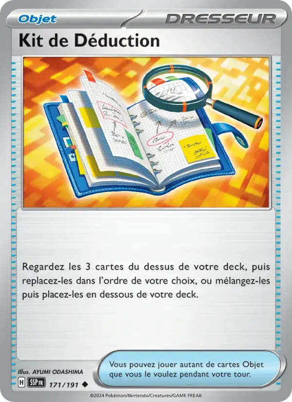 Carte Pokémon Kit de Déduction #171 — Étincelles Déferlantes