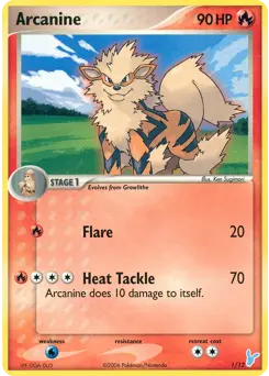 Carte Pokémon Arcanine #1 — Kit du Dresseur EX 2 (Négapi)