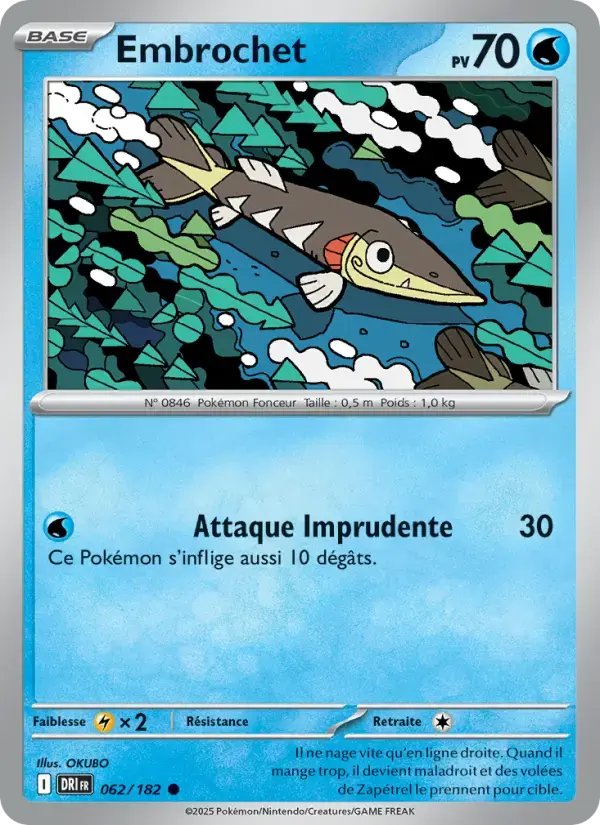 Carte Pokémon Embrochet #062 — Rivalités Destinées