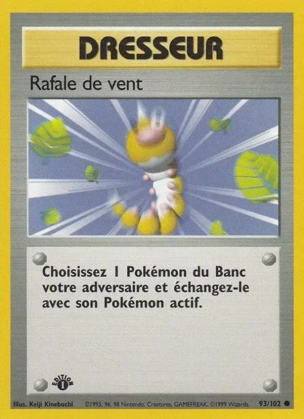 Carte Pokémon Rafale de vent #93 — Set de Base