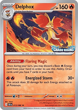 Delphox #013 Stamp — Chaos Rising