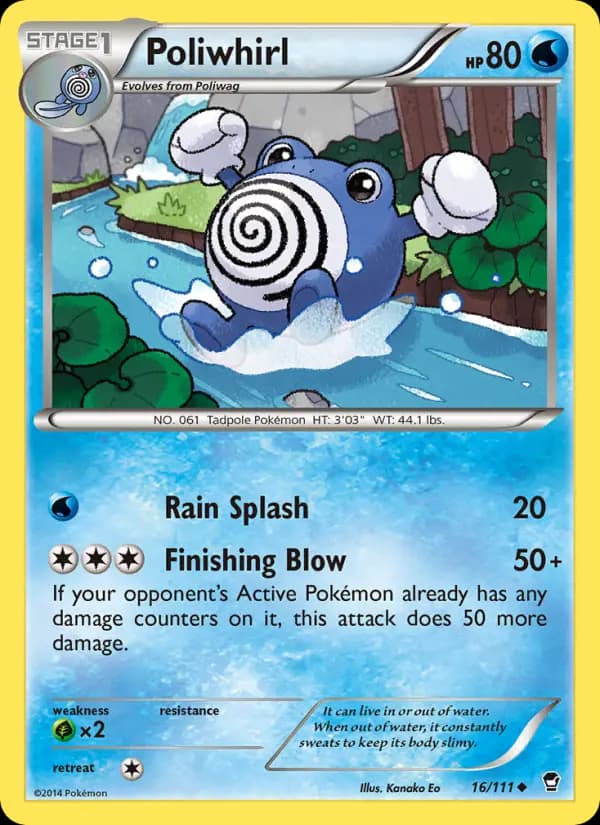 Poliwhirl #16 — Furious Fists
