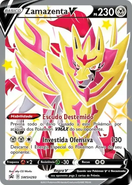 Carte Pokémon Zamazenta-V #SWSH293 — Jumbo