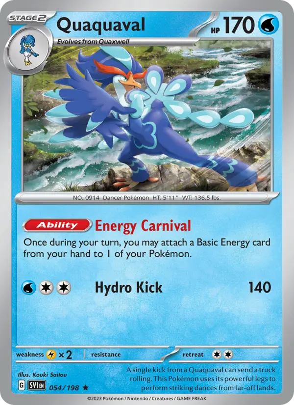 Carte Pokémon Palmaval #054 — Écarlate et Violet