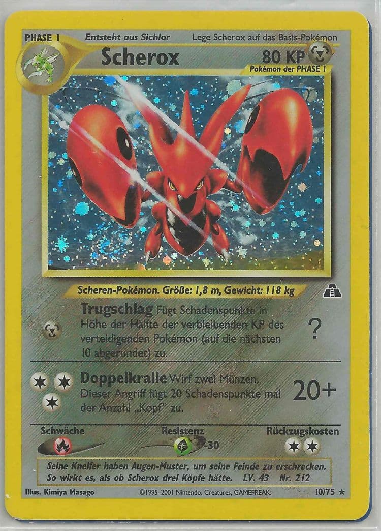 Carte Pokémon Cizayox #10 — Neo Discovery