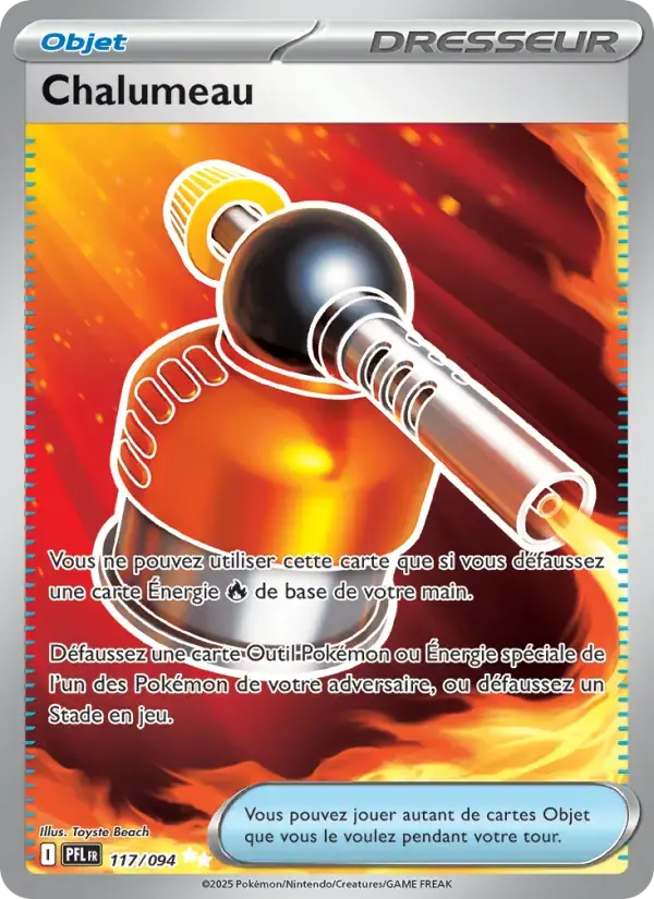 Carte Pokémon Chalumeau #117 — Flammes Fantasmagoriques