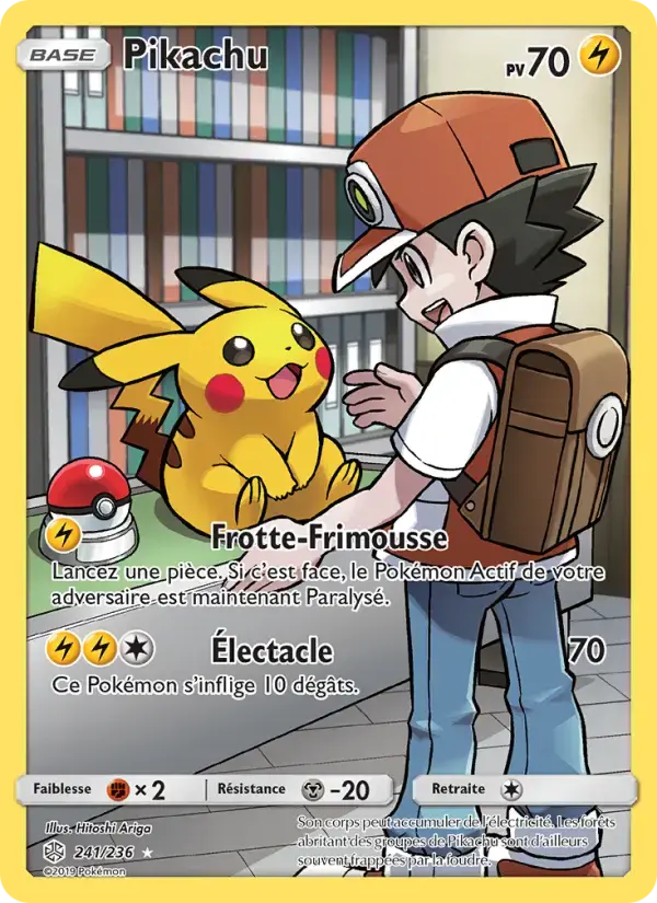 Carte Pokémon Pikachu #241 — Éclipse Cosmique