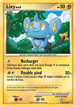 Carte Pokémon Lixy #118 — Éveil des Légendes