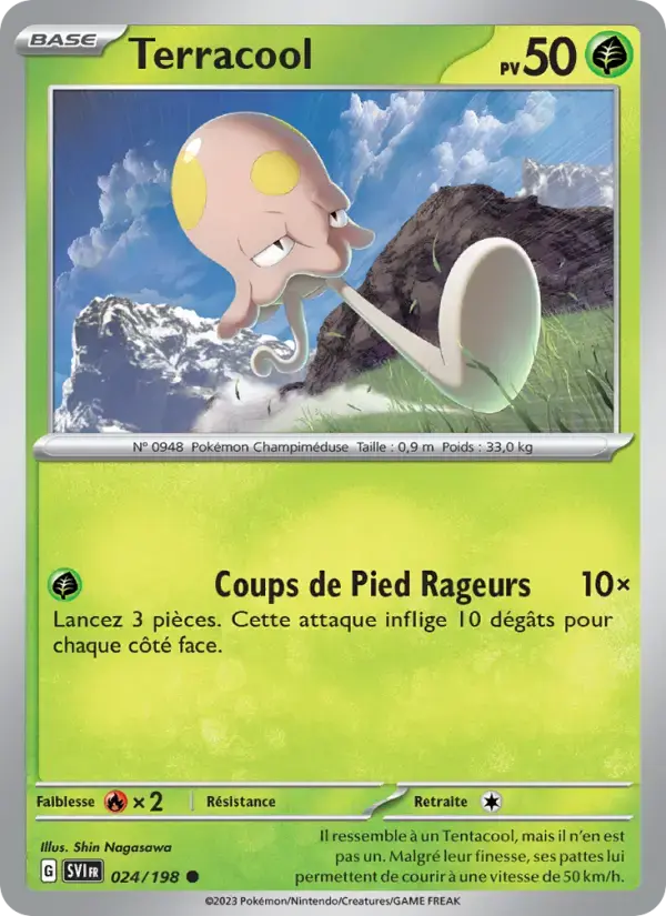Carte Pokémon Terracool #024 — Écarlate et Violet