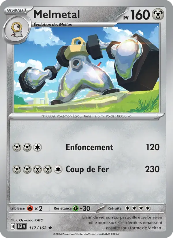 Carte Pokémon Melmetal #117 — Forces Temporelles