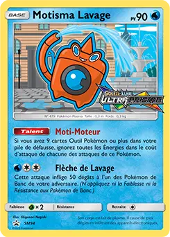 Carte Pokémon Motisma Lavage #SM94 — Promos Soleil et Lune