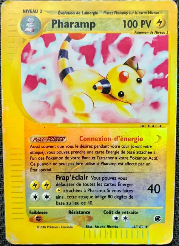 Carte Pokémon Pharamp #34 — Expédition