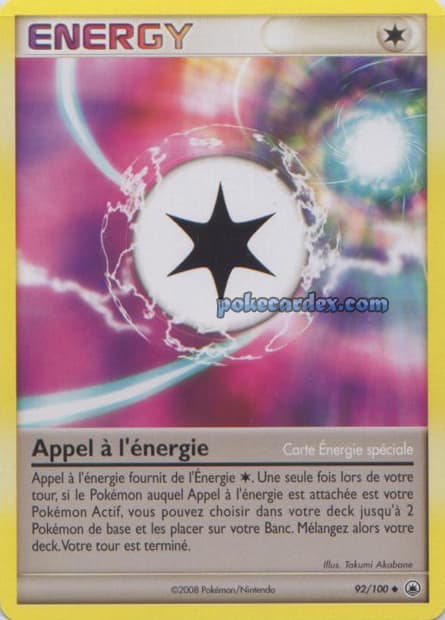 Carte Pokémon Appel à l'énergie #92 — Aube Majestueuse