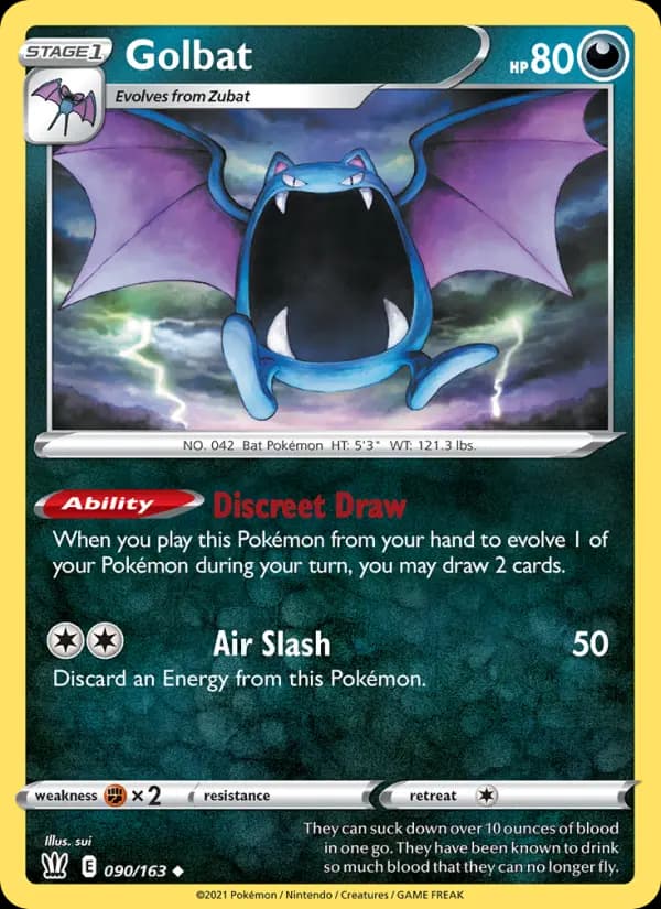 Golbat #90 — Battle Styles