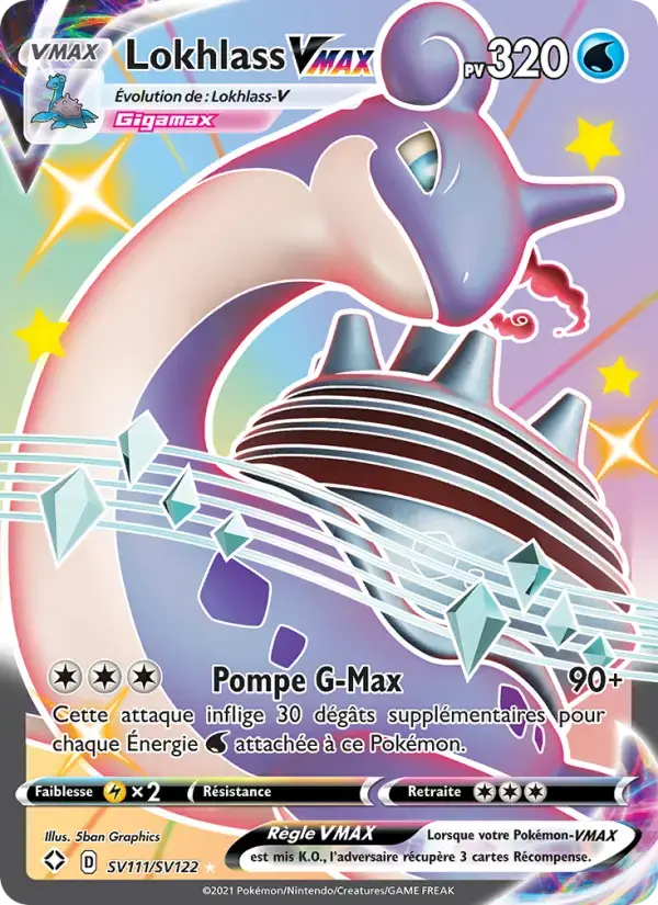 Carte Pokémon Lokhlass VMAX #SV111 — Destinées Radieuses